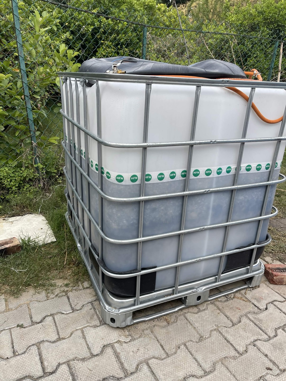 HFN BioGas Cube installed outdoors